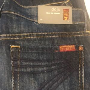 7 For All Mankind Dojo Wide Leg Jeans